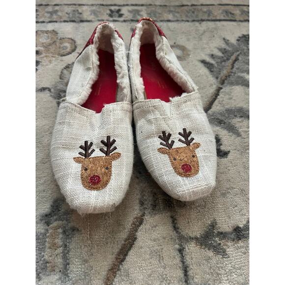 Toms Reindeer Shoes - Picture 1 of 4